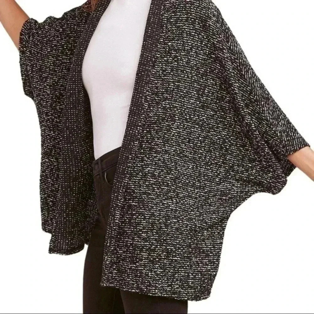 NWT BB DAKOTA Marled Knit Open Sweater Cardi Jacket